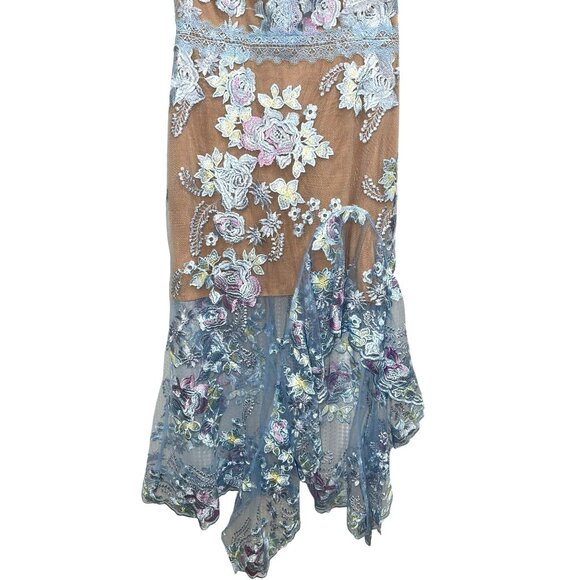 Bronx and Banco Eva Midi Lace Embroidered Dress Small NWT - Picture 6 of 9